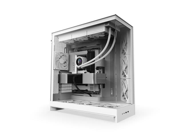 Newegg Canada NZXT H9 Flow (2025) CM-H92FW-01 Large Dual-Chamber ATX Mid-Tower - White chez Newegg Canada