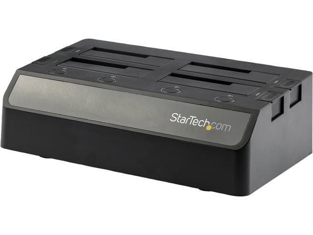 StarTech.com SDOCK4U313 4 Bay SATA HDD Docking Station - For 2.5in / 3.5in SSD / HDD - USB 3.1 (10Gbps) - USB-C / USB-A... chez Newegg Canada