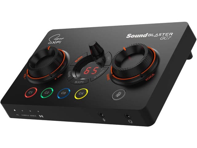 Newegg Canada Creative Sound Blaster GC7 Game Streaming DAC Amp ft Programmable Buttons chez Newegg Canada