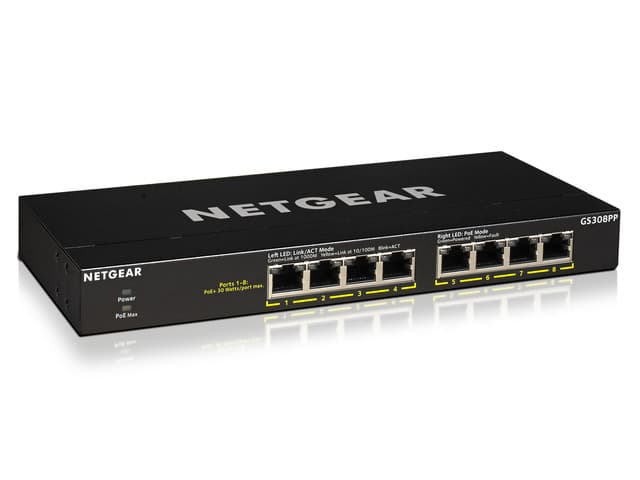 Newegg Canada Netgear GS308PP 8-Port Gigabit Ethernet Unmanaged PoE+ Essentials Switch chez Newegg Canada