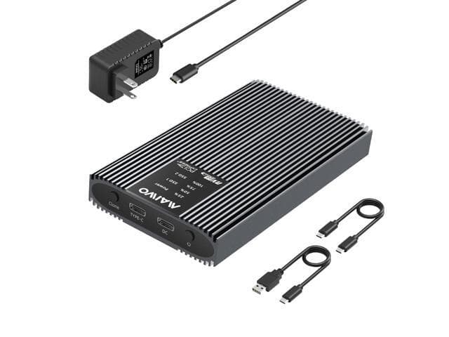 MAIWO M.2 NVMe Cloner Dual-Bay NVMe Docking Station USB C to NVMe SSD Enclosure Aluminum M.2 Duplicator Offline Clone... chez Newegg Canada
