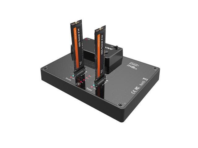 MAIWO Dual Bay NVMe Station d'accueil, M.2 Duplicator with NVMe Clone(Max 10Gbps),M.2 Dock with Power... chez Newegg Canada