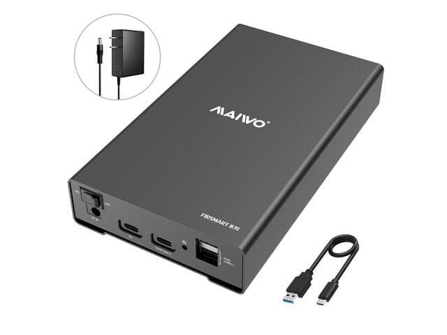 MAIWO External Hard Drive Enclosure for 3.5 2.5 Inch SATA SSD HDD USB C to SATA III Hard Drive Case with UASP... chez Newegg Canada
