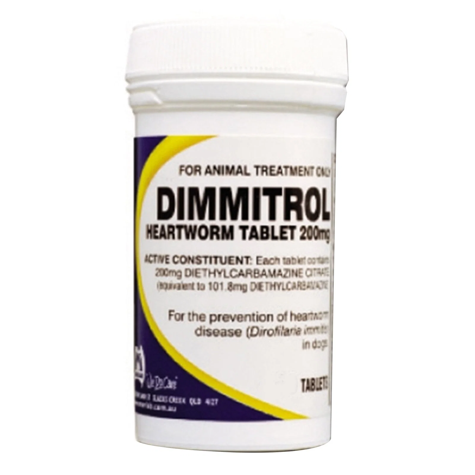 Canada Pet Care - Dimmitrol Tablets For Medium Dogs 200Mg (Yellow) chez Canada Pet Care
