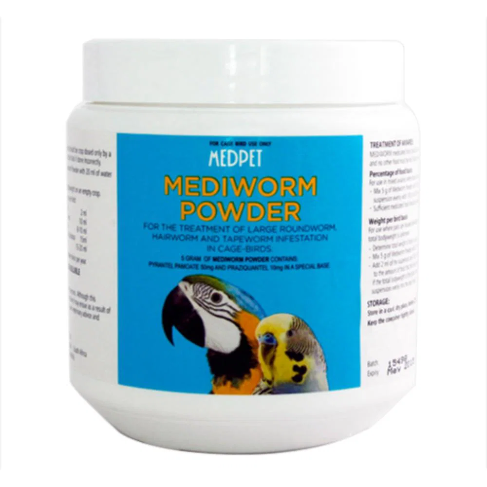 Canada Pet Care - Mediworm Powder for Caged Birds chez Canada Pet Care