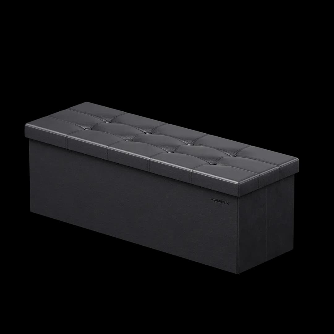 Cozy Plus Grand Coffre Pouf Pliable pour Rangement chez oraimo
