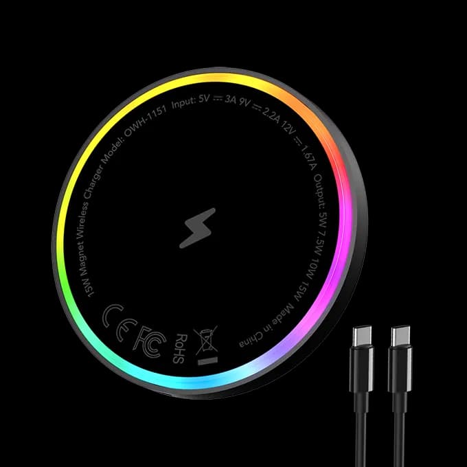 PowerDock Tapis de chargement sans fil 15 W chez oraimo