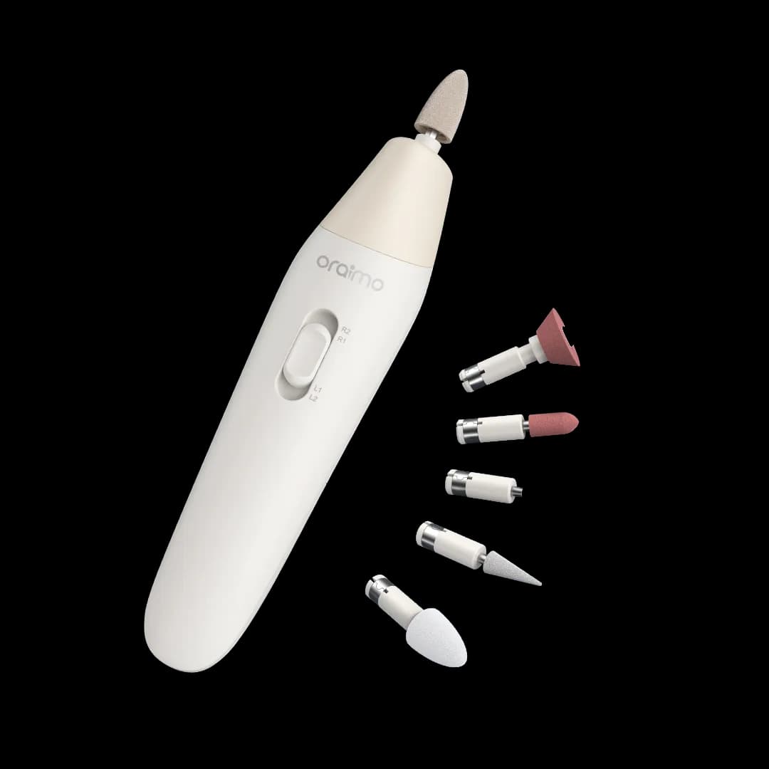 Tipsy Set de manucure avec 6 embouts de forage, 2 vitesses et rotation bidirectionnelle chez oraimo