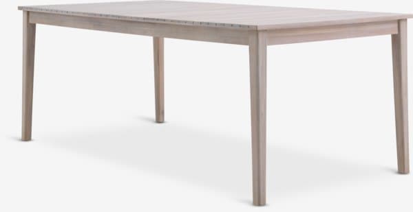Table de jardin KOLLEN l100xL205 bois massif chez JYSK