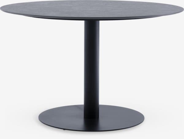 Table de jardin VAMDRUP Ø120 gris chez JYSK