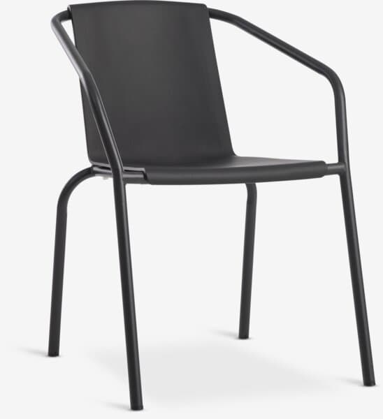 MODUM Chaises de jardin en métal et polyrotin chez JYSK