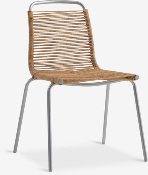 Chaise empilable MIDDAGSBERGET naturel