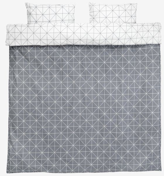 Parure de lit ATLA 240x220 gris chez JYSK