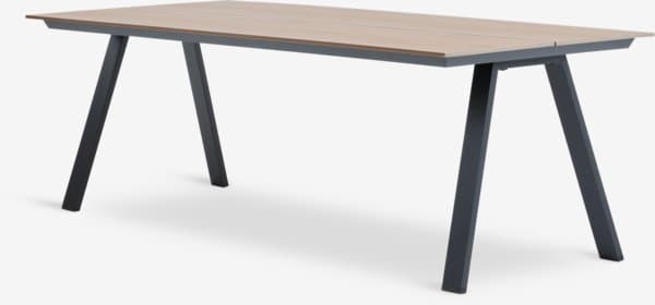 Table de jardin FAUSING l100xL220 naturel chez JYSK