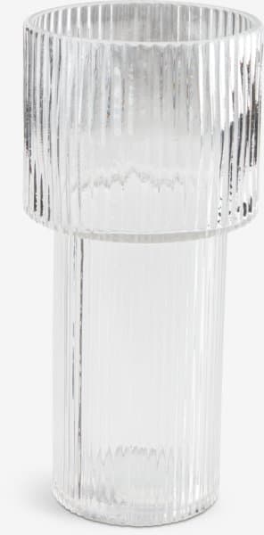 Vase RUNE Ø12xH25cm transparent chez JYSK