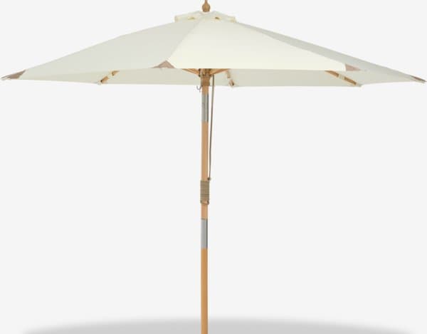 Parasol LEMVIG Ø300 blanc cassé chez JYSK