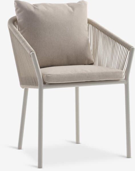 GILJA Chaises de jardin en métal et polyrotin chez JYSK