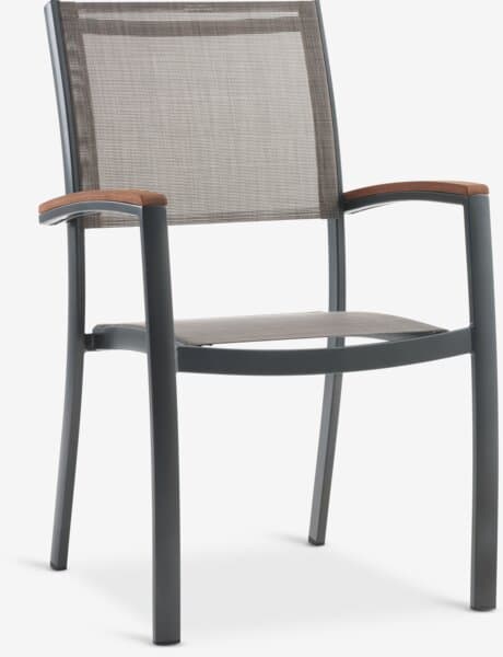 Chaise empilable SIRDAL gris chez JYSK