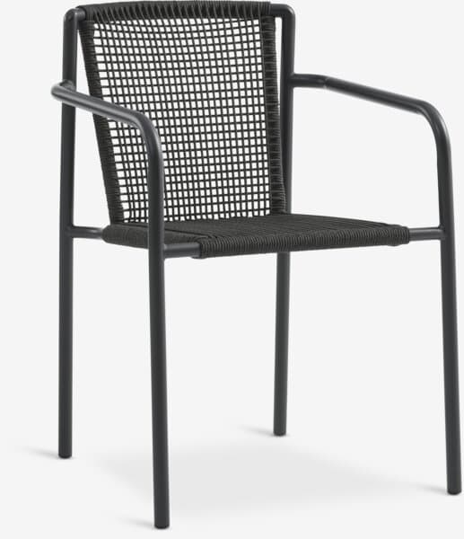 Chaise empilable KRISTIANSTAD vert foncé chez JYSK