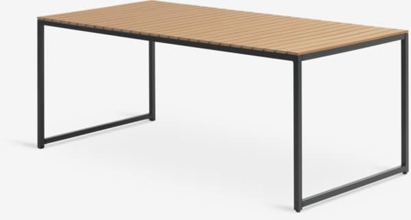 Table de jardin DAGSVAD l90xL190 naturel chez JYSK
