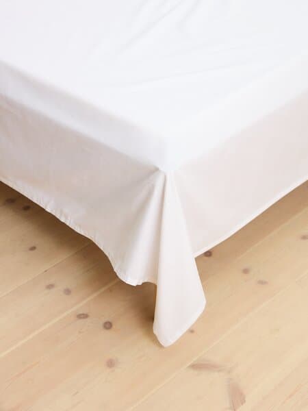 Drap en satin SANDRA 160x280 blanc