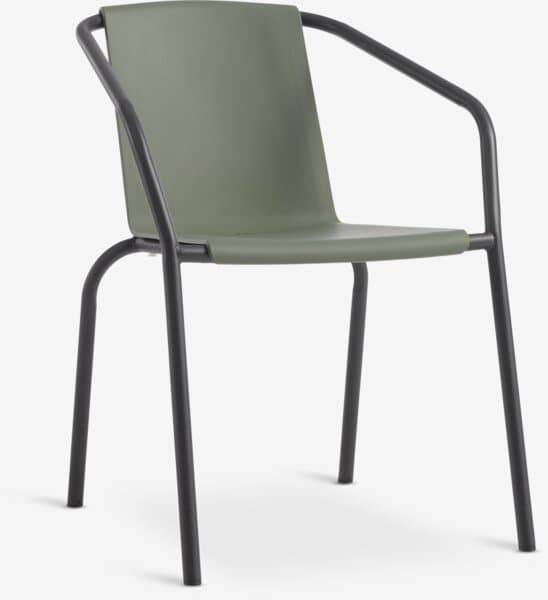 MODUM Chaises de jardin en métal et polyrotin chez JYSK