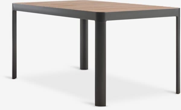 Table de jardin SIRDAL l91xL149 bois massif chez JYSK