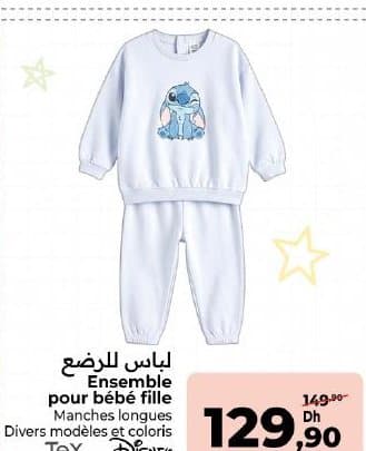 Ensemble pour bébé fille TeX Disney