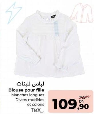 Blouse pour fille TeX