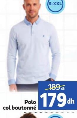 Polo col boutonné