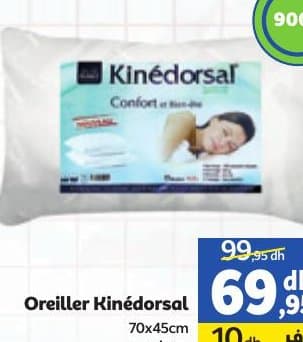 Oreiller Kinédorsal