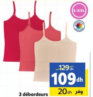 3 débardeurs