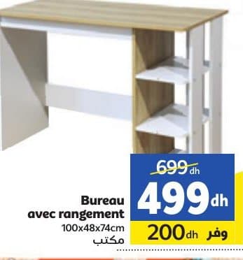 Bureau avec rangement