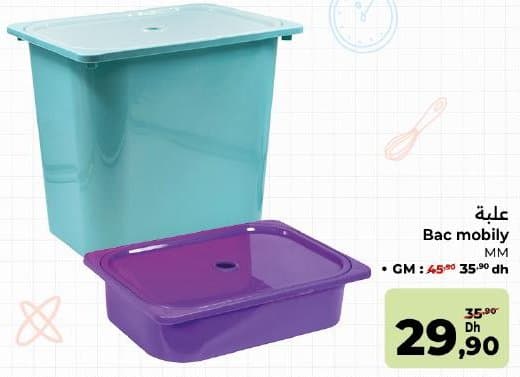 Bac mobily MM chez Carrefour