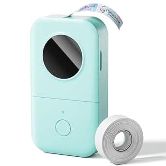 Phomemo D30 Label Maker Machine with Tape, Portable Bluetooth Label Printer, Small Smart Phone Handheld Sticker Mini Labeler Multiple Templa chez Amazon Canada