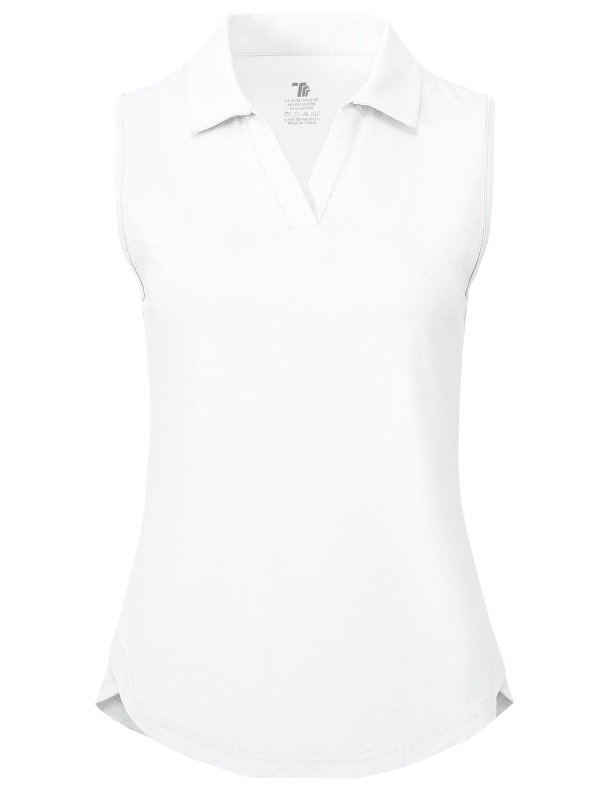 BGOWATU Women's Sleeveless Golf Polo Shirts Collared V Neck Tennis Tank Tops UPF 50+ Quick Dry Lightweight chez Amazon US