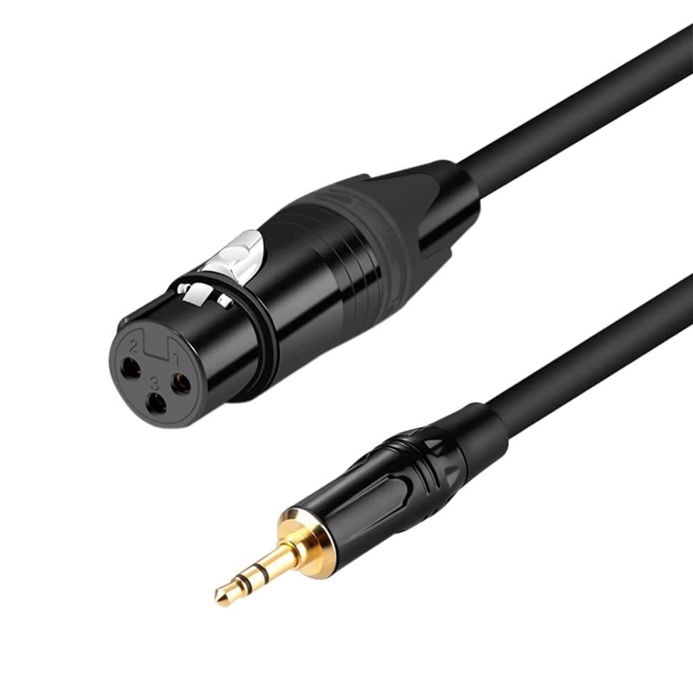 Seefeful XLR to 3.5mm, (3.3 FT) Stereo Microphone Cable for Camcorders, DSLR Cameras, Computer Recording Device and More chez Amazon US