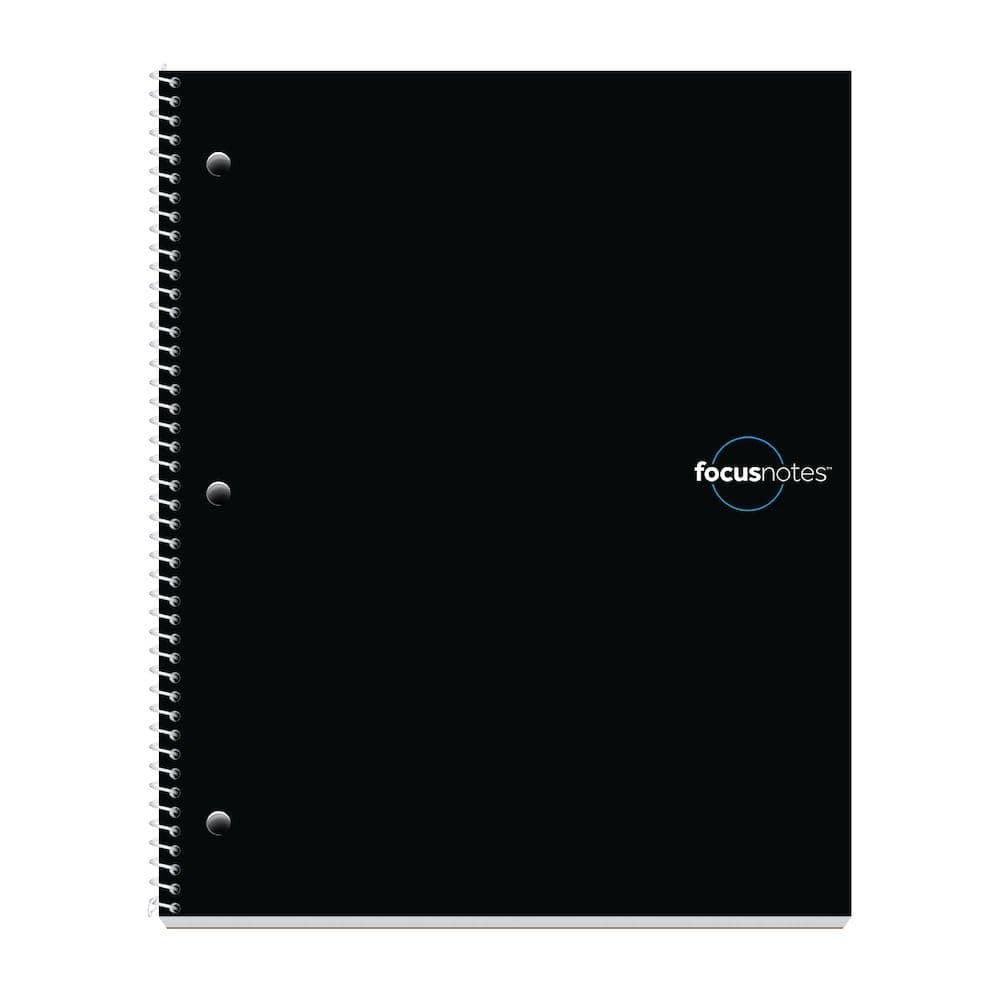 Oxford FocusNotes Note Taking System 1-Subject Notebook, 11 x 9 Inches, White, 100 Sheets (90223) - Black chez Amazon US