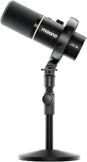 MAONO PD200W Hybrid Wireless Podcast Microphone for PC, Dynamic XLR USB Mic chez Amazon US