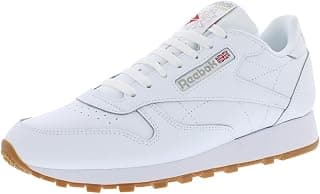 Reebok Classic Leather White/Pure Grey/Gum Men's 11.5, Women's 13 Medium