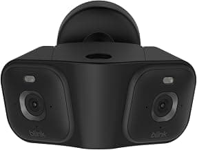 Blink Arche : Connexion filaire, vision [abonnement Blink Plus requis] panoramique à 180°, Mini 2K+, alimentation unique, conception... chez Amazon Canada