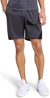 PUMA Mens Train All Day Tech 8 Inch Knit Athletic Shorts Casual Bottoms Casual - Blue