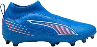 PUMA Kids Boys Ultra 6 Match+ Laceless Firm GroundArtificial Ground Soccer Cleats - Blue