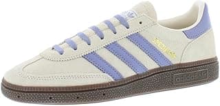 adidas Handball Spezial Women's Shoes, Wonder White/Silver Violet/Gum, Size 8.5