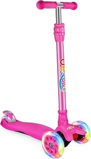 BELEEV A2 Scooter for Kids Ages 3-12, Light Up Wheels, Adjustable Height | 3 Wheel Kick Scooter for Toddlers Girls Boys... chez Amazon Canada