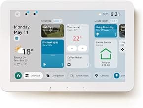 Amazon Echo Hub (modèle le plus récent), Le panneau de contrôle pour la maison intelligente de 8 po avec Alexa, Compatible avec des... chez Amazon Canada