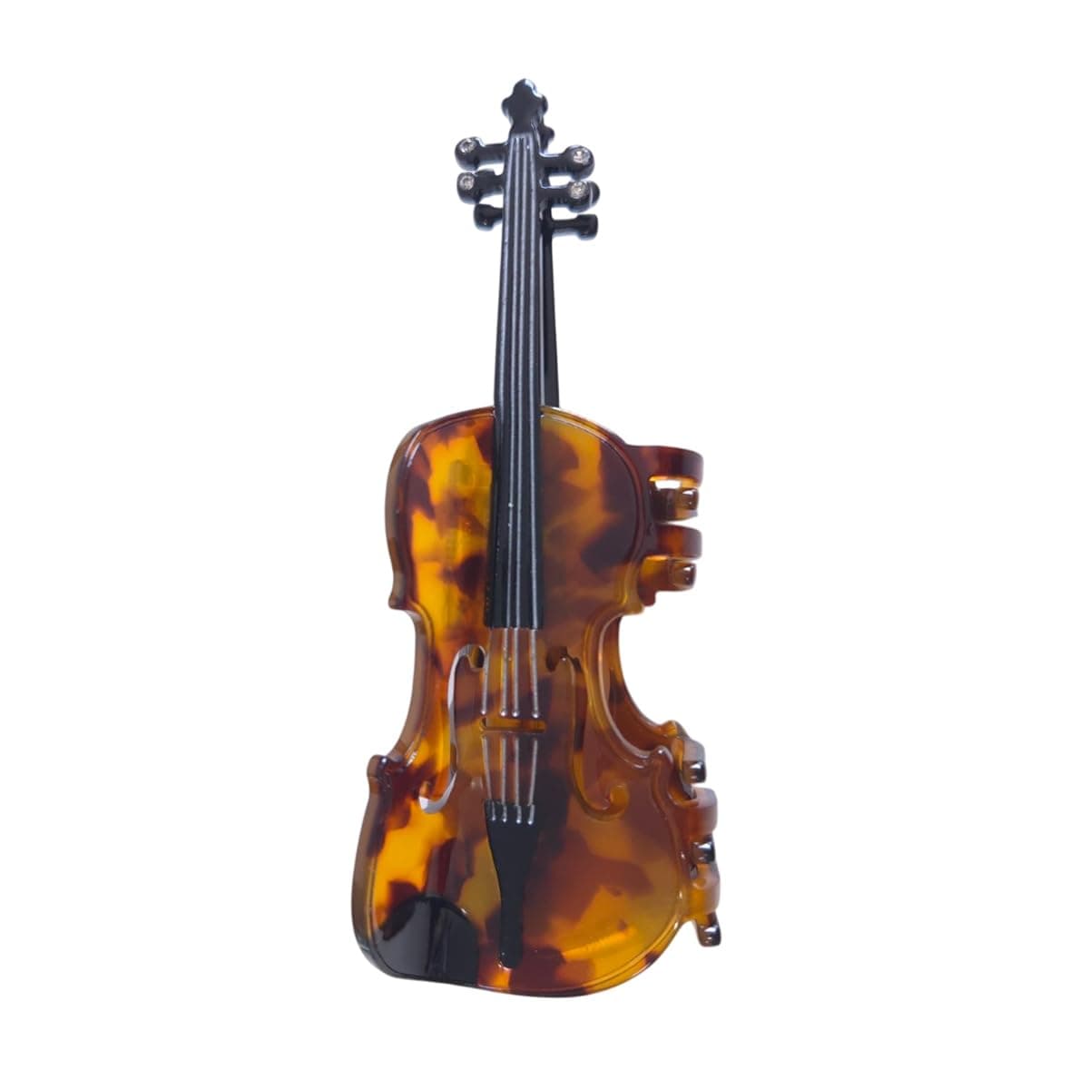 Funny Music Elements Hair Clips,Cute Violin Hair Clip,Big Acetate Claw Clips for Women,Caramel chez Amazon US
