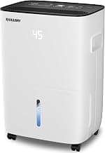 SAHAUHY 120 Pints Dehumidifiers for Basements Home Bedroom Garage Stockroom and Large Room Spaces up to 6,200 Sq. Ft with Drain Hose... chez Amazon Canada