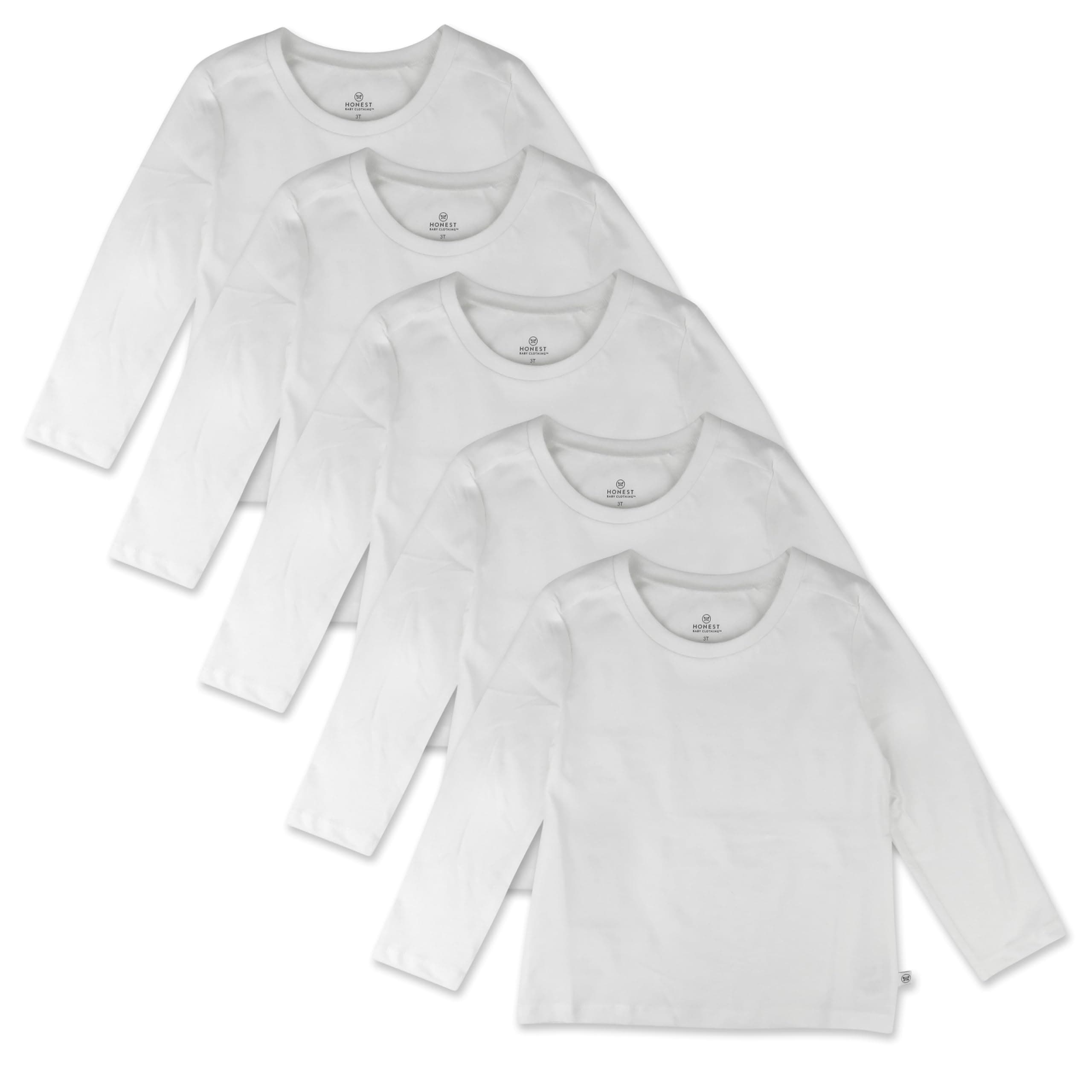 HonestBaby Unisex-Baby Organic Cotton Long Sleeve Tshirts Multipack chez Amazon US