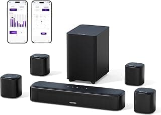 ULTIMEA 7.1ch Sound Bar w/Subwoofer, Virtual Surround System for Smart TV chez Amazon US